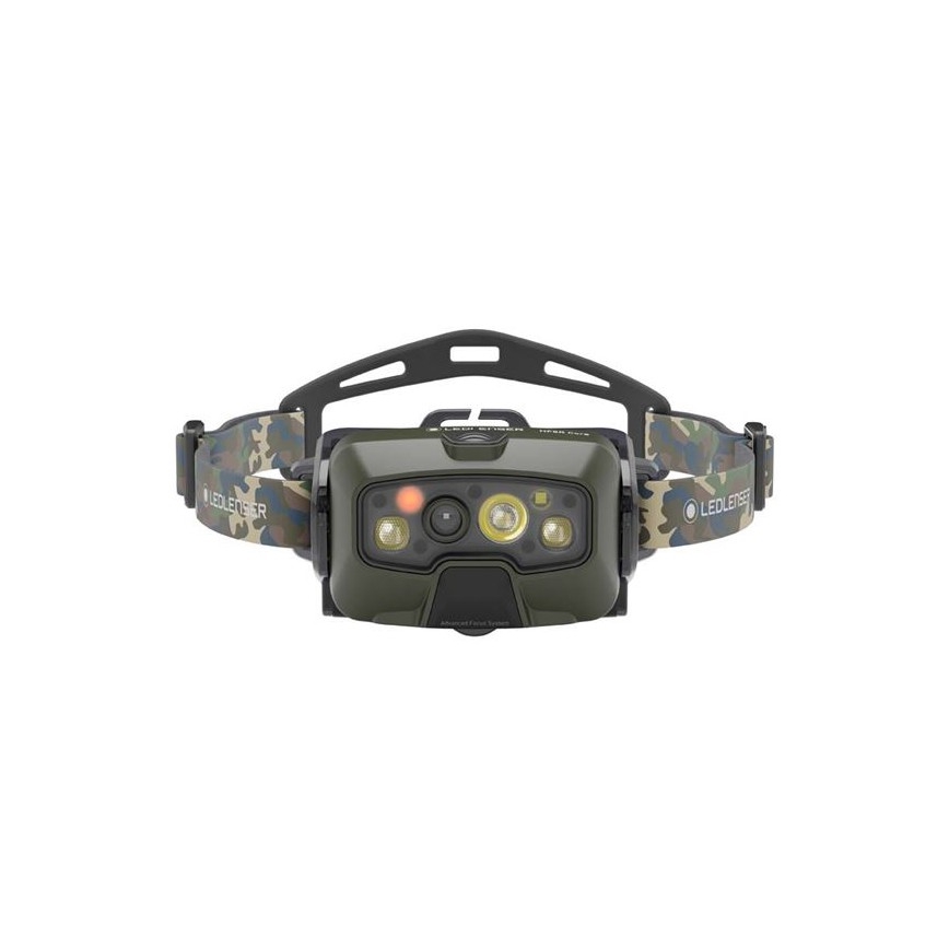 Ledlenser HF8R Core RGB - LED prigušiva punjiva čelna lampa LED/3700 mAh IP68 1600 lm 90h zelena