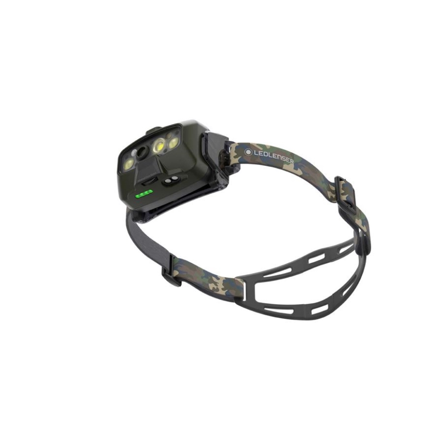 Ledlenser HF8R Core RGB - LED prigušiva punjiva čelna lampa LED/3700 mAh IP68 1600 lm 90h zelena