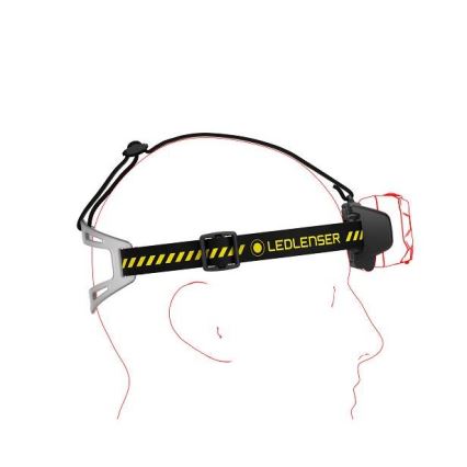 Ledlenser HF8R Work - LED prigušiva punjiva čelovka LED/3700 mAh IP68 1600 lm 90 h crna