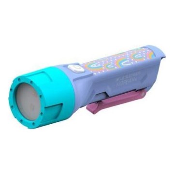Ledlenser KIDBEAM4 RAINBOW - prigušiva LED dečija baterijska lampa LED/2xAAA IP44 ljubičasta