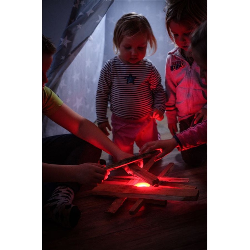 Ledlenser KIDCAMP6 RAINBOW - LED prigušiva prenosna lampa LED/3xAAA IP44 plava