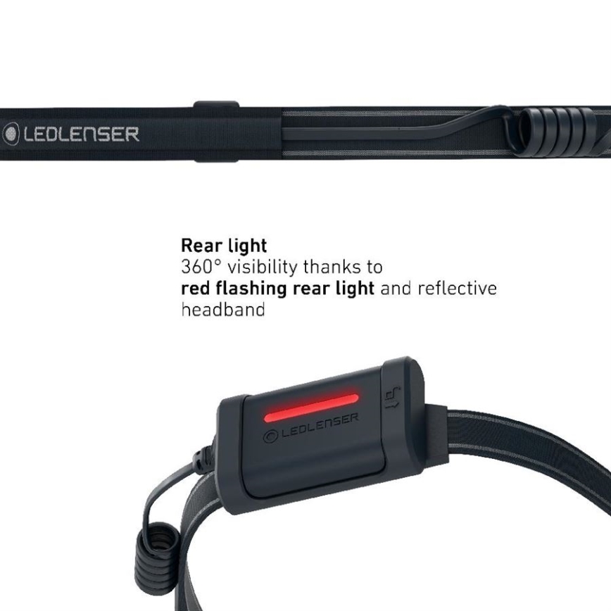 Ledlenser NEO3 - LED prigušiva čelovka LED/3xAAA IP54 400 lm 20 h crna/bela