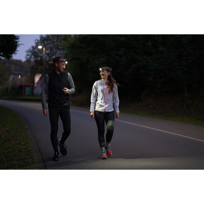 Ledlenser NEO5R - prigušiva punjiva LED čelna lampa, 1800 mAh, IP54, 600 lm, 35 h, crna/bela