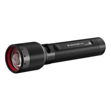 Ledlenser P6R - punjiva LED baterijska lampa sa prigušivačem, 3000 mAh, IP68, 1200 lm, 65 h, crna