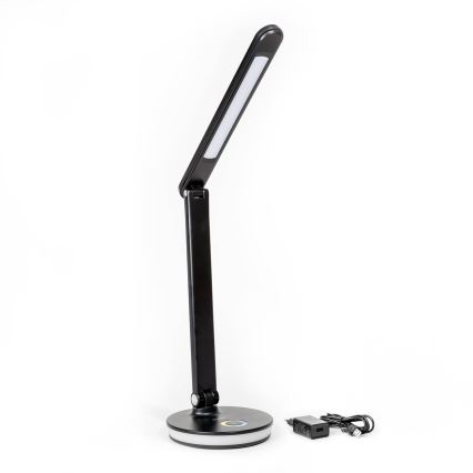 LED RGBW Prigušiva stona lampa sa funkcijom powerbank-a LED/12W/5V 2800-6000K crno