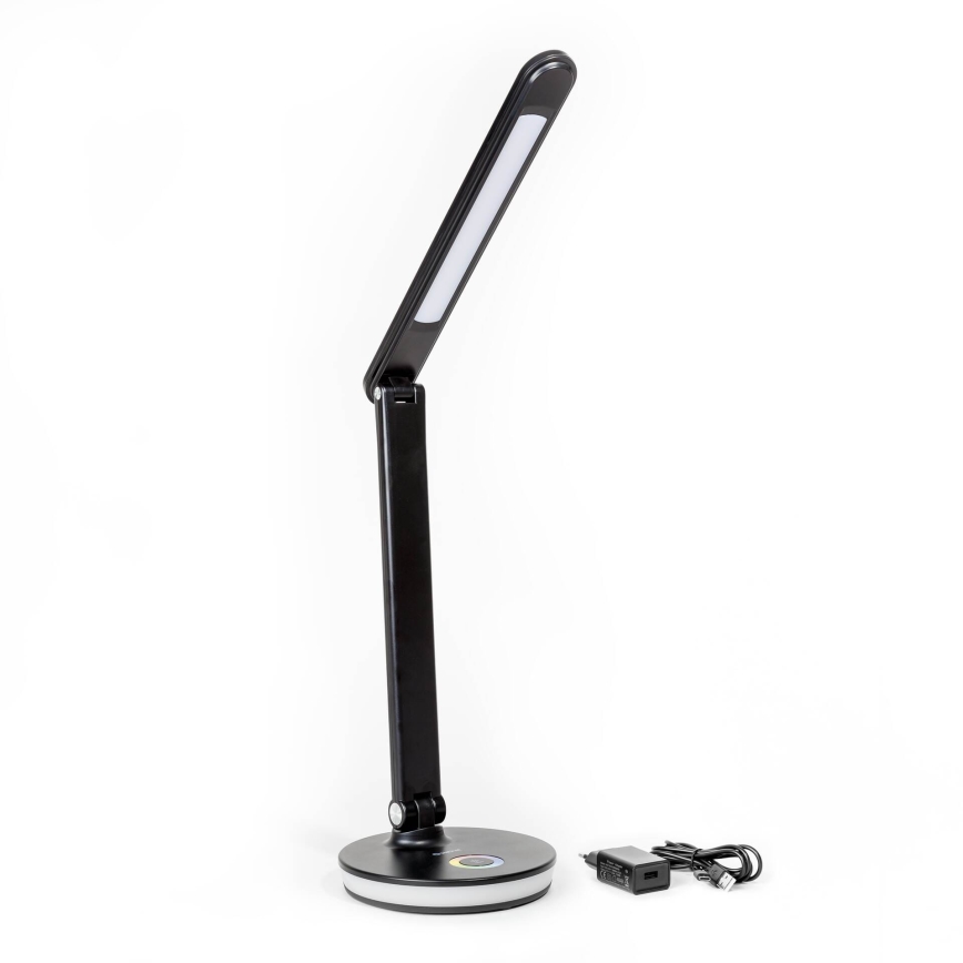 LED RGBW Prigušiva stona lampa sa funkcijom powerbank-a LED/12W/5V 2800-6000K crno