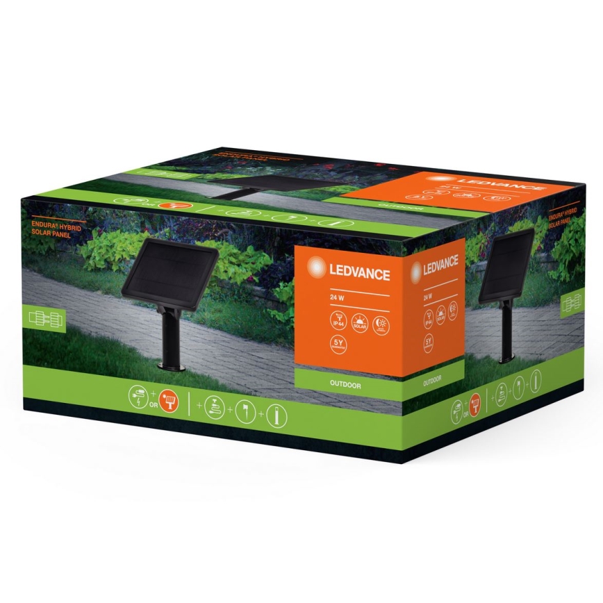 Ledvance - Hibridni solarni panel ENDURA 24W/12V IP67
