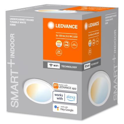 Ledvance - SET 3x LED prigušiva svetla za montažu ispod polica SMART+ LED/6,5W/230V 3000-6500K Wi-Fi