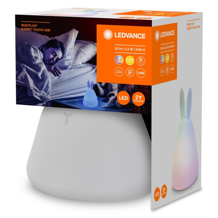 Ledvance - LED Dečija noćna lampica na dodir TOUCH LED/2,5W/5V