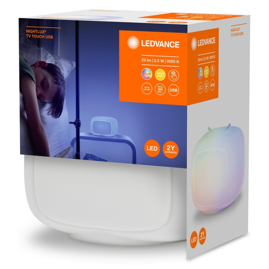 Ledvance - LED Dječja noćna lampica na dodir TOUCH LED/2,5W/5V