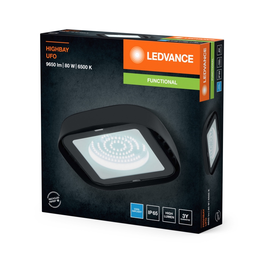 Ledvance - LED Industrijska plafonjera HIGHBAY LED/80W/230V IP65 6500K