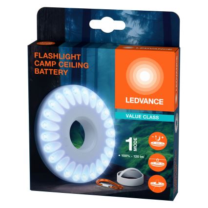 Ledvance - LED Lampa FLASHLIGHT CAMP LED/1,2W/3xAAA