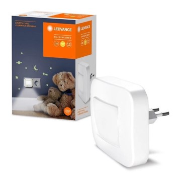 Ledvance - LED Noćno svetlo sa senzorom LUNETTA LED/0,2W/230V