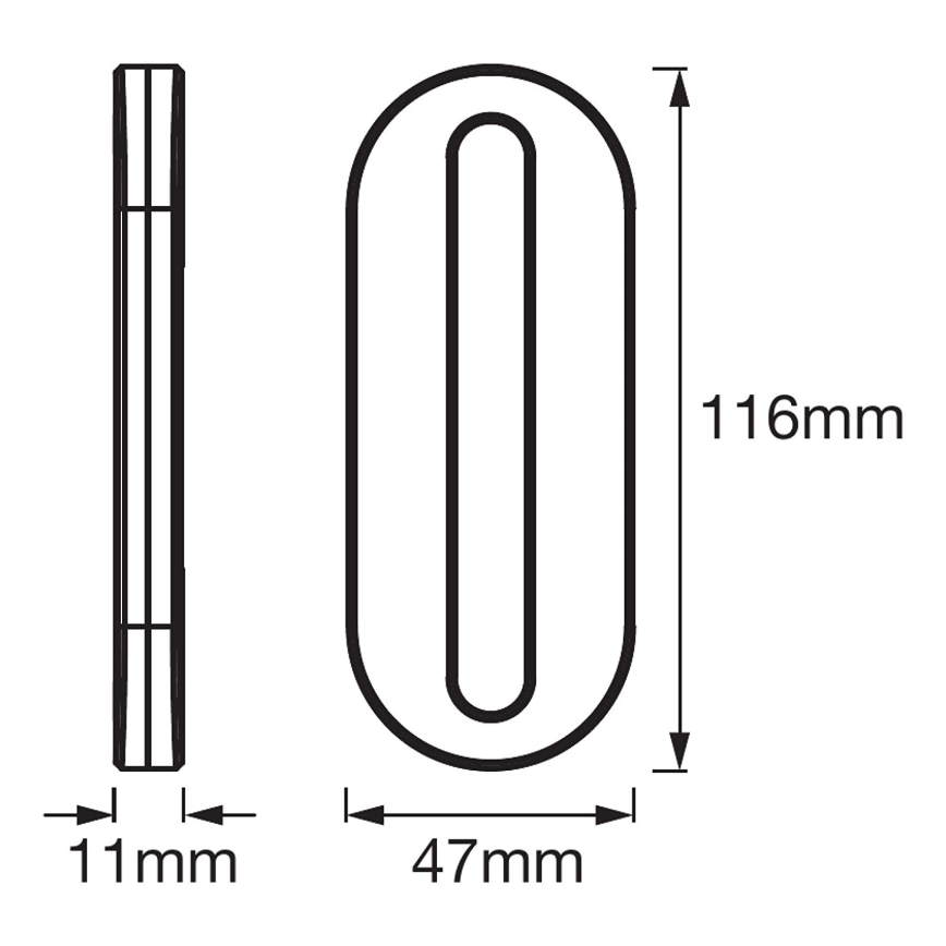 Ledvance - LED Orijentacijska lampa sa senzorom MOBILE LED/0,5W/3,7V 330 mAh CRI 90