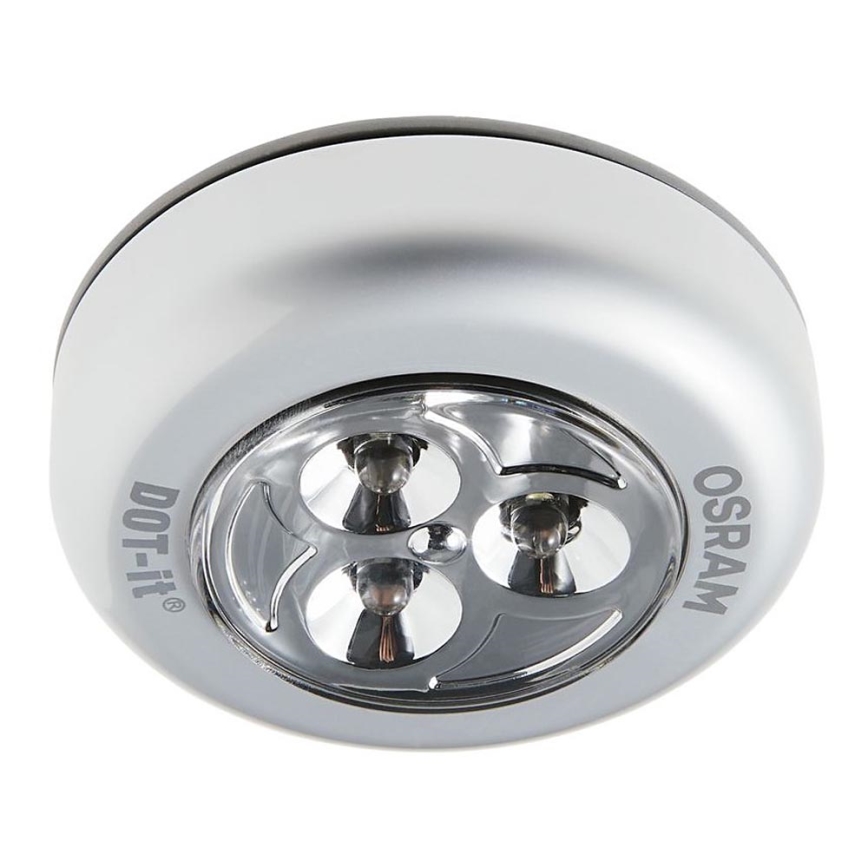 Ledvance - LED Orijentacijsko svetlo na dodir DOT-IT LED/0,2W/3xAAA
