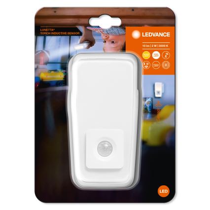 Ledvance - LED orijentaciono svetlo za utičnicu sa senzorom LUNETTA LED/2W/230V