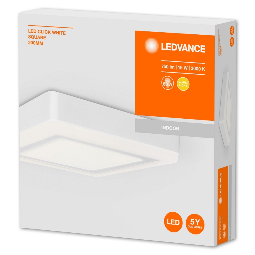 Ledvance - LED Plafonjera CLICK LED/15W/230V