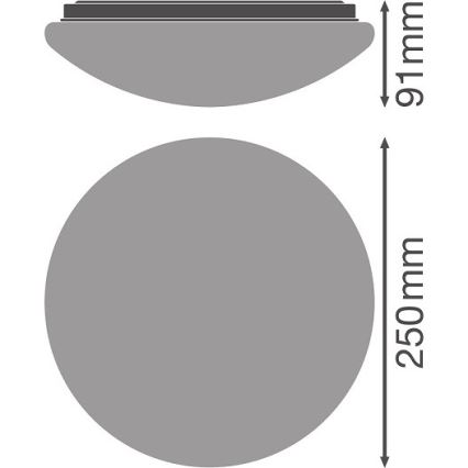 Ledvance - LED Plafonjera ESSENTIAL LED/13W/230V 3000K