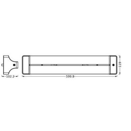 Ledvance - LED Plafonjera OFFICE LINE LED/24W/230V 60 cm