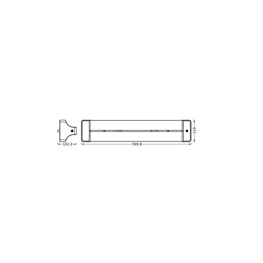 Ledvance - LED Plafonjera OFFICE LINE LED/24W/230V 60 cm