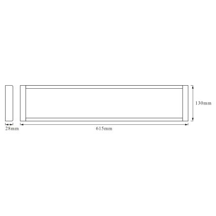 Ledvance - LED Plafonjera OFFICE LINE LED/25W/230V