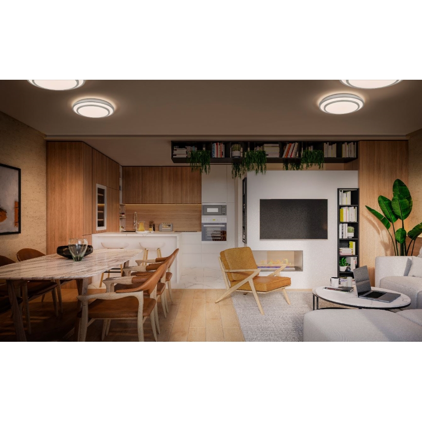 Ledvance - LED Plafonjera ORBIS BERLIN LED/16W/230V srebrno