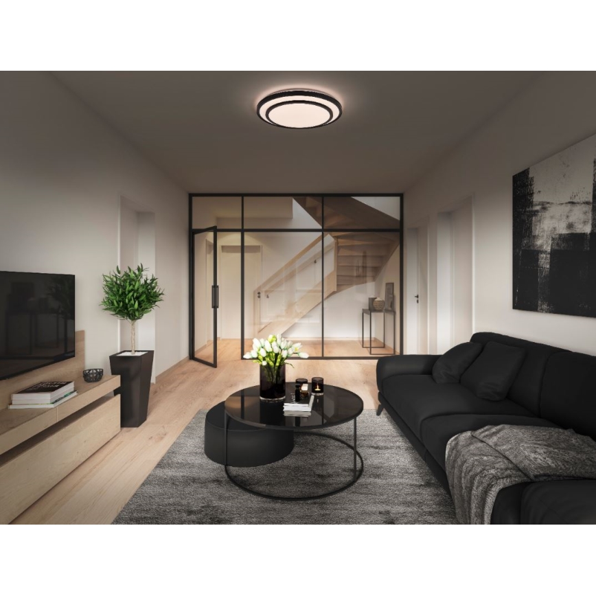 Ledvance - LED Plafonjera ORBIS BERLIN LED/24W/230V crno