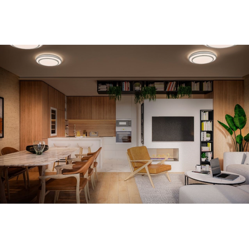 Ledvance - LED Plafonjera ORBIS BERLIN LED/24W/230V srebrno