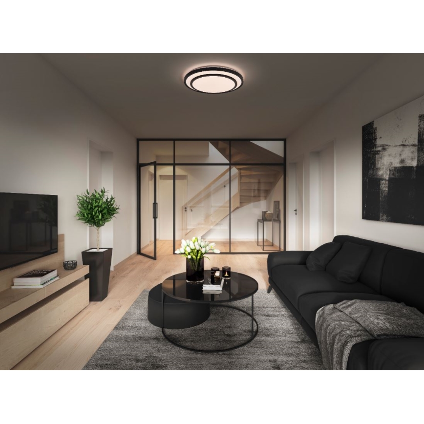 Ledvance - LED Plafonjera ORBIS BERLIN LED/36W/230V crno