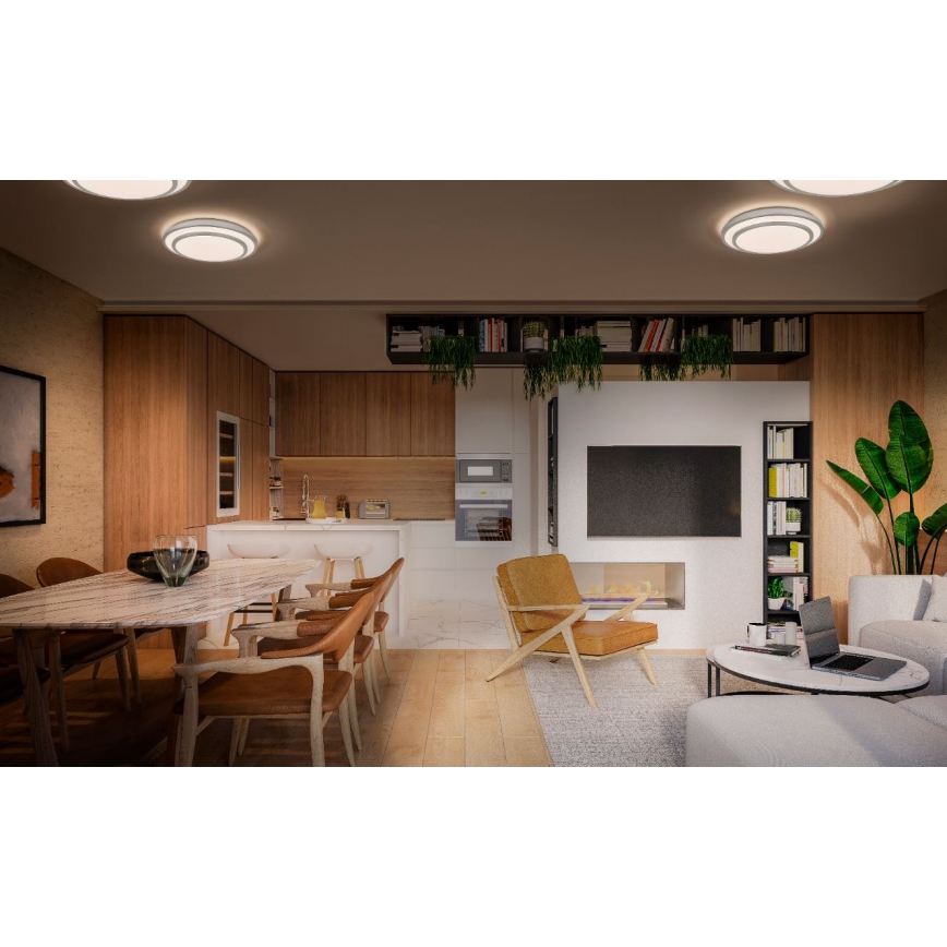 Ledvance - LED Plafonjera ORBIS BERLIN LED/36W/230V srebrno