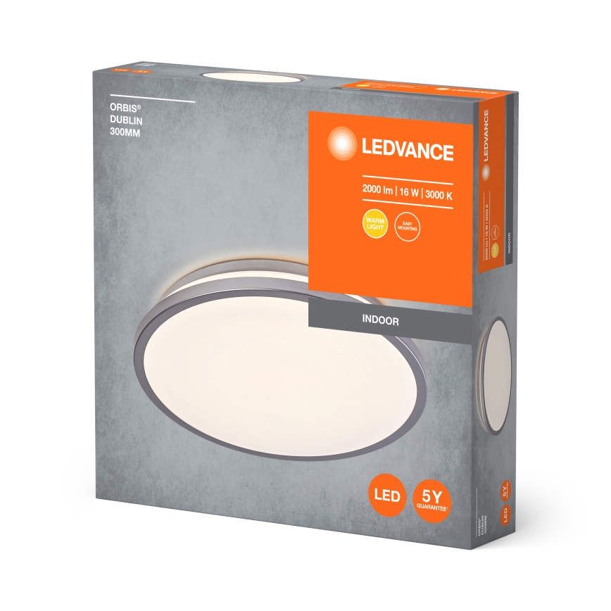 Ledvance - LED Plafonjera ORBIS DUBLIN LED/16W/230V pr. 29,5 cm