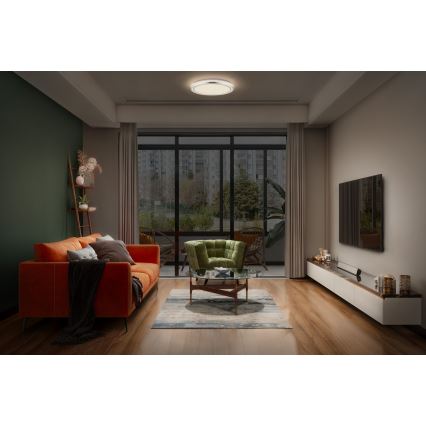 Ledvance - LED Plafonjera ORBIS HELMAN LED/24W/230V pr. 39 cm srebrno