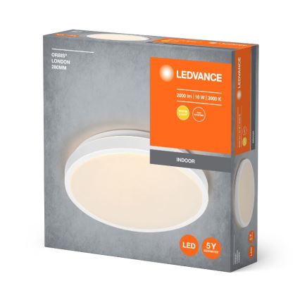 Ledvance - LED Plafonjera ORBIS LONDON LED/16W/230V bela
