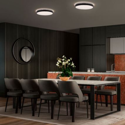 Ledvance - LED Plafonjera ORBIS LONDON LED/16W/230V crno