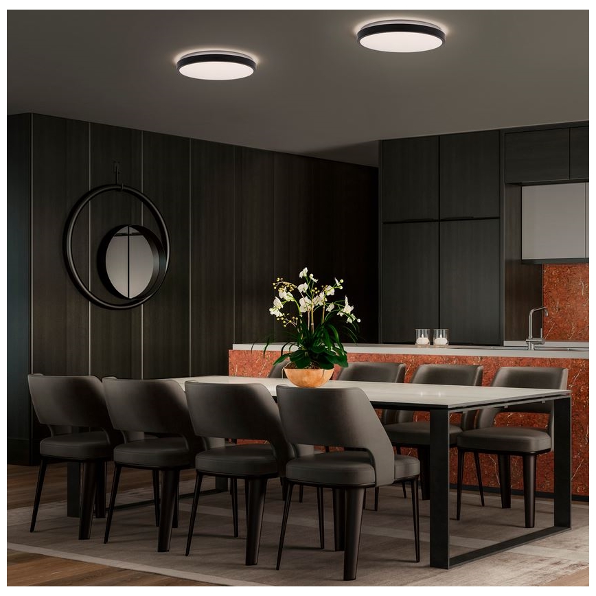 Ledvance - LED Plafonjera ORBIS LONDON LED/36W/230V crno