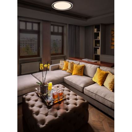 Ledvance - LED Plafonjera ORBIS PEDERSON LED/24W/230V pr. 45 cm crno