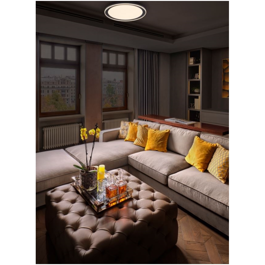 Ledvance - LED Plafonjera ORBIS PEDERSON LED/24W/230V pr. 45 cm crno