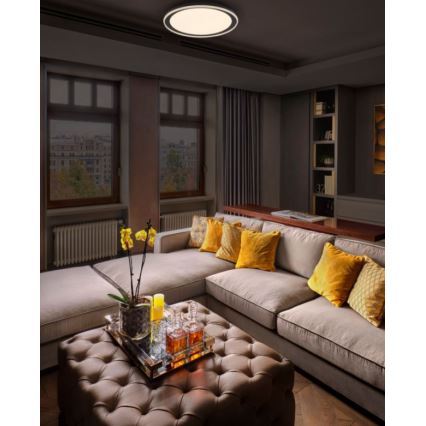 Ledvance - LED Plafonjera ORBIS PEDERSON LED/36W/230V pr. 55 cm crno