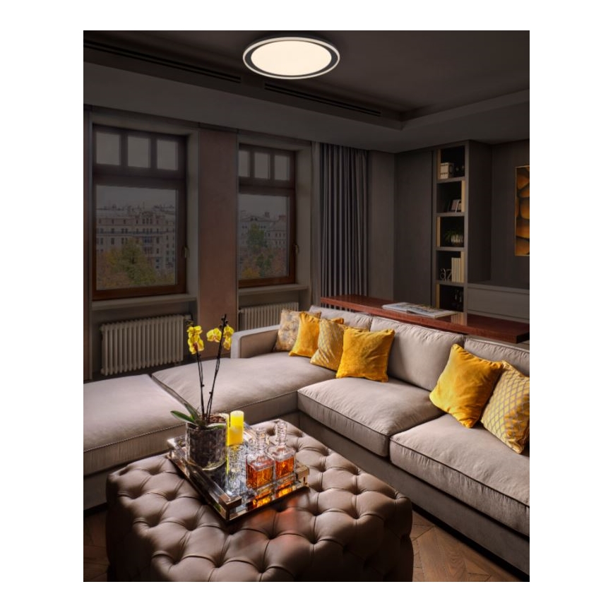 Ledvance - LED Plafonjera ORBIS PEDERSON LED/36W/230V pr. 55 cm crno
