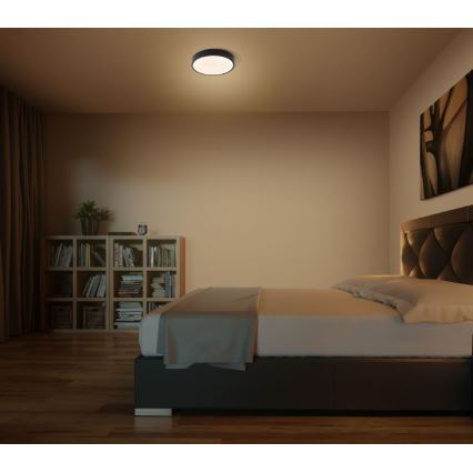 Ledvance - LED Plafonjera ORBIS SLIM LED/20W/230V crno