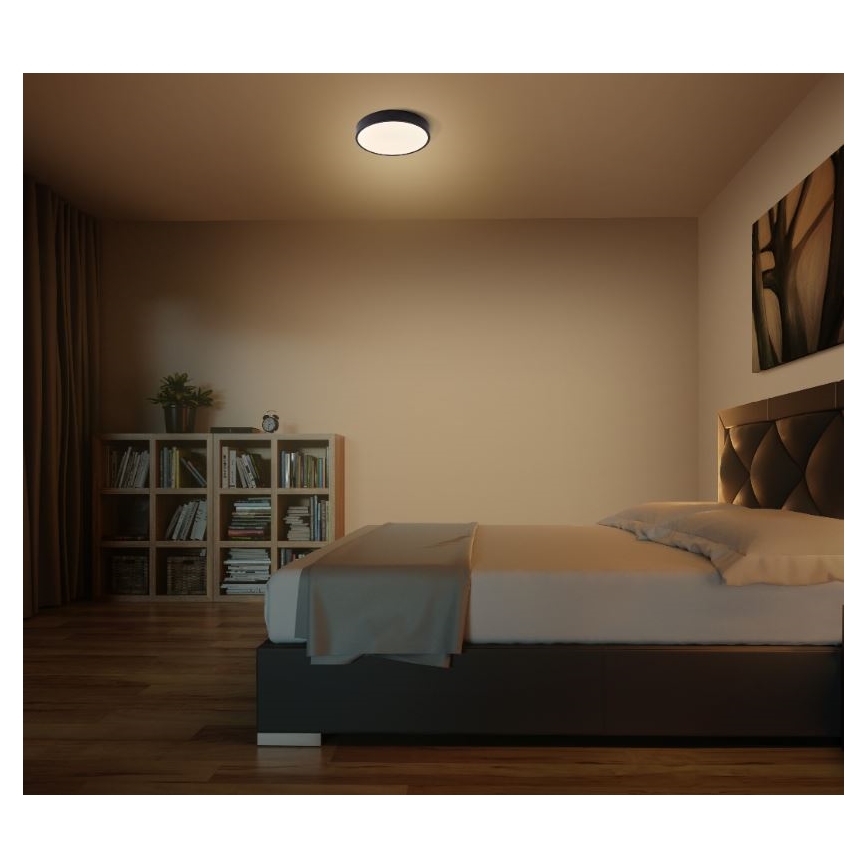 Ledvance - LED Plafonjera ORBIS SLIM LED/20W/230V crno