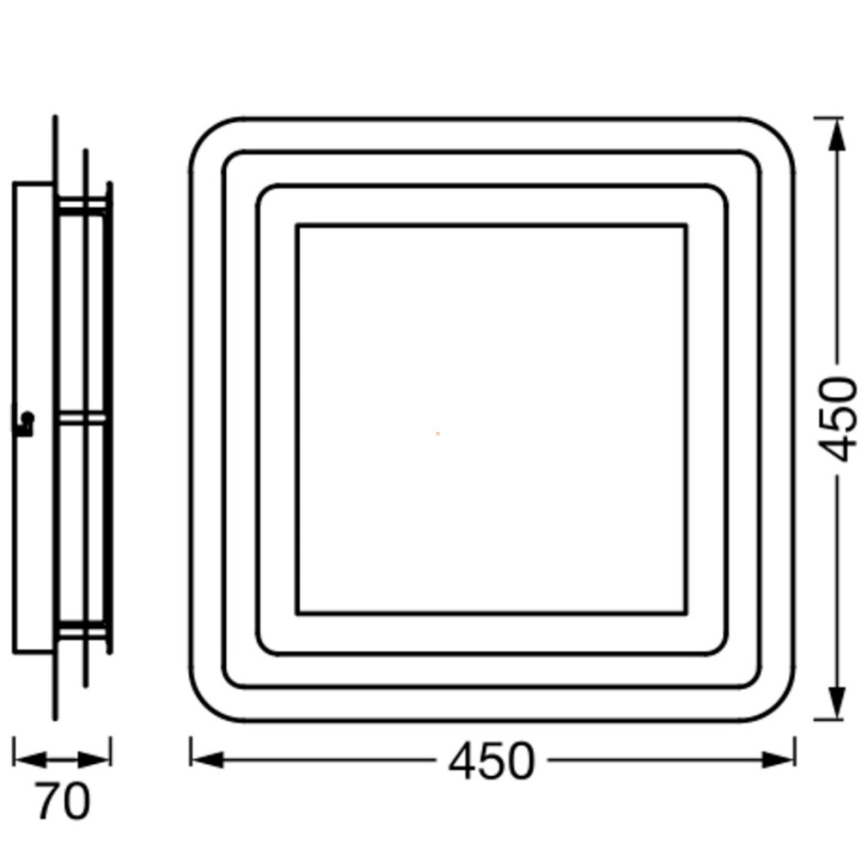 Ledvance - LED Plafonjera ORBIS SPIRAL LED/26W/230V
