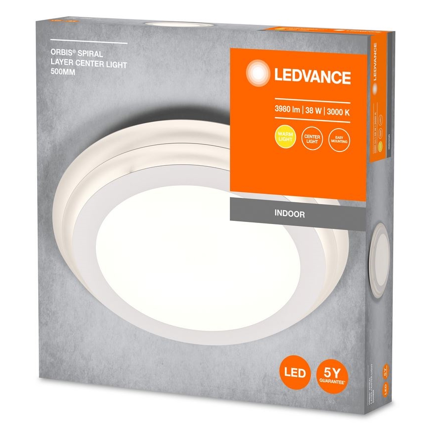 Ledvance - LED Plafonjera ORBIS SPIRAL LED/38W/230V