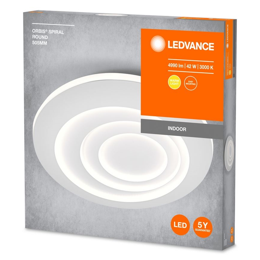 Ledvance - LED Plafonjera ORBIS SPIRAL LED/42W/230V