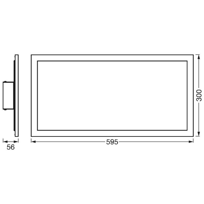 Ledvance - LED plafonjera PLANON LED/22W/230W