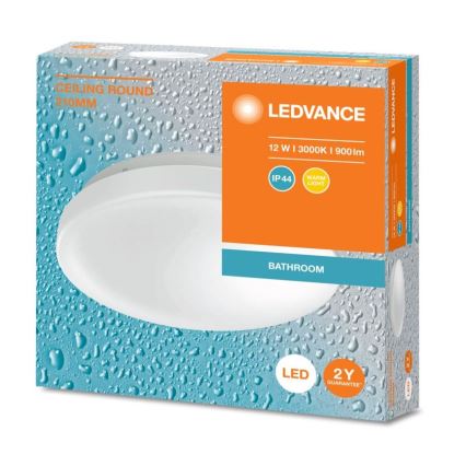 Ledvance - LED Plafonjera za kupatilo CEILING ROUND LED/12W/230V 3000K IP44