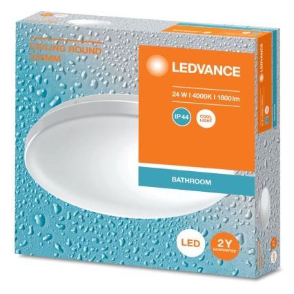 Ledvance - LED Plafonjera za kupatilo CEILING ROUND LED/24W/230V 4000K IP44