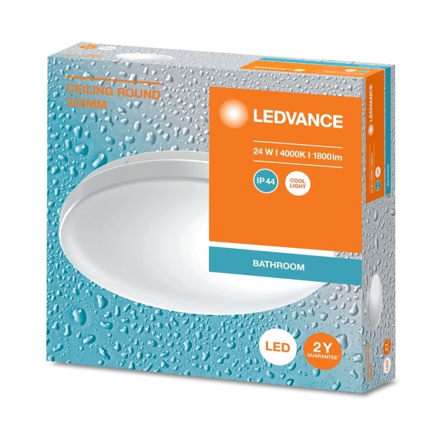 Ledvance - LED Plafonjera za kupatilo CEILING ROUND LED/24W/230V 4000K IP44