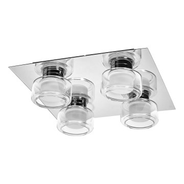 Ledvance - LED Plafonjera za kupatilo ORBIS FLAME 4xLED/5,5W/230V 3000/4000K IP44 krom