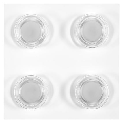 Ledvance - LED Plafonjera za kupatilo ORBIS FLAME 4xLED/5,5W/230V 3000/4000K IP44 bela